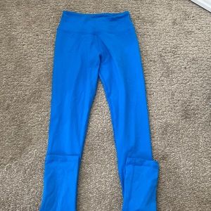 blue lulu lemon leggings